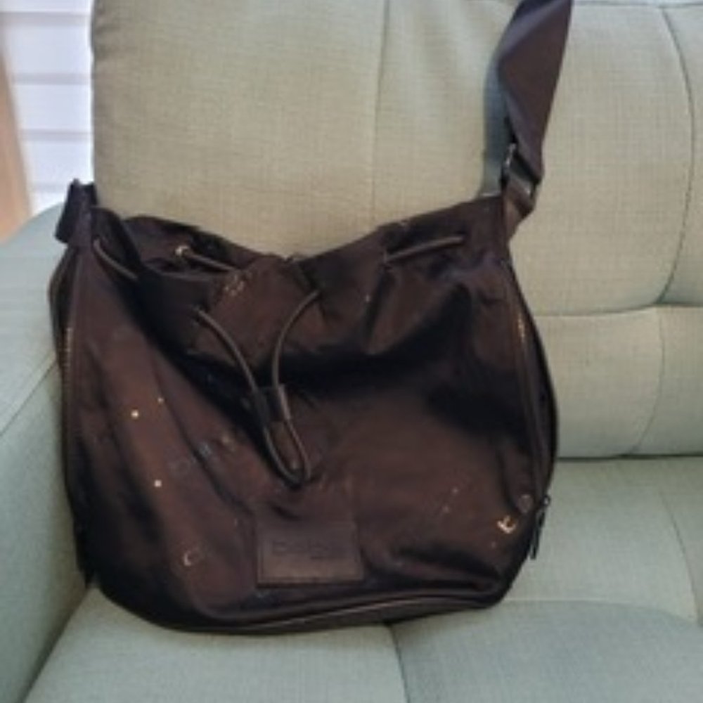 Black fabric bag